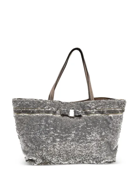 Ferragamo Pre-Owned Borsa tote con paillettes