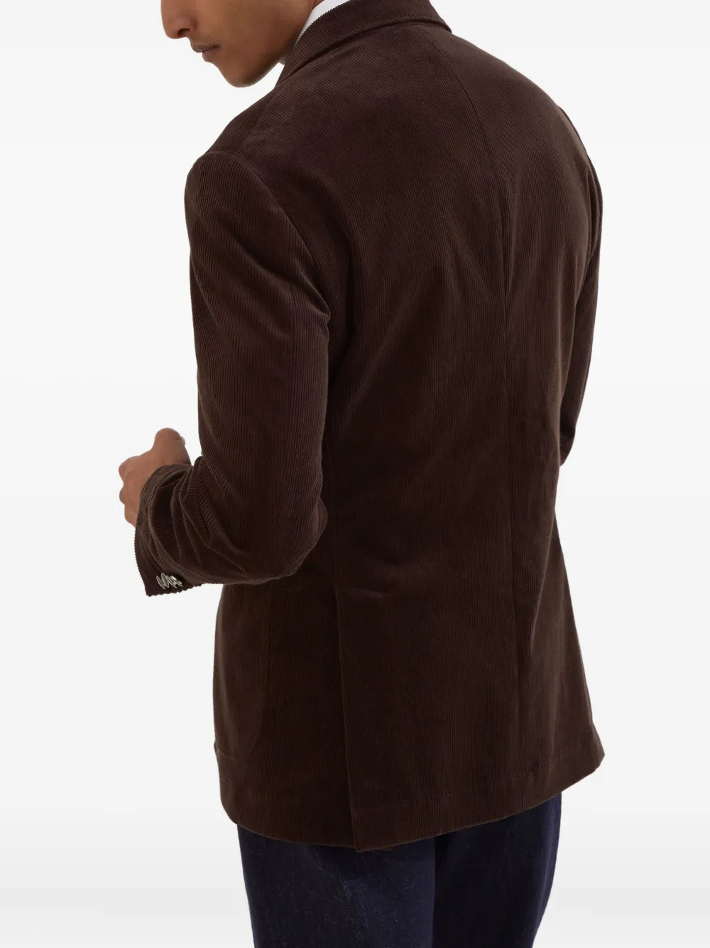 Brunello Cucinelli Ribfluwen blazer Bruin