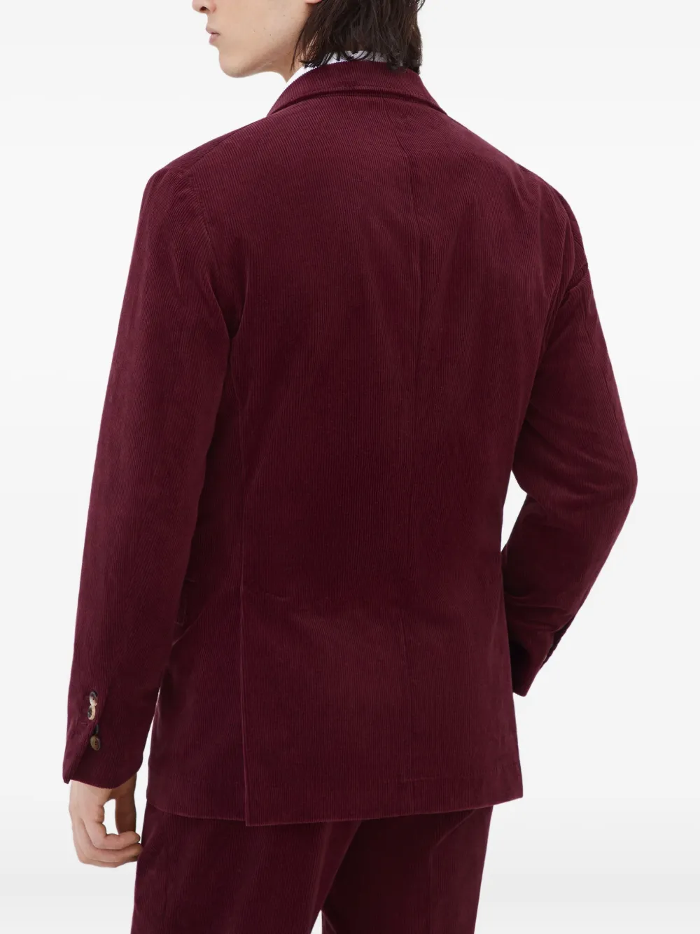 Brunello Cucinelli Ribfluwen blazer Rood