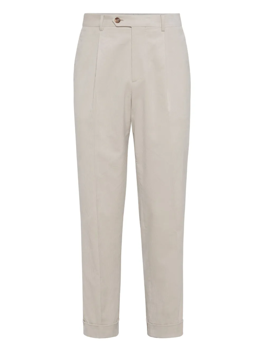 Brunello Cucinelli pleated tailored trousers | White | Image 1