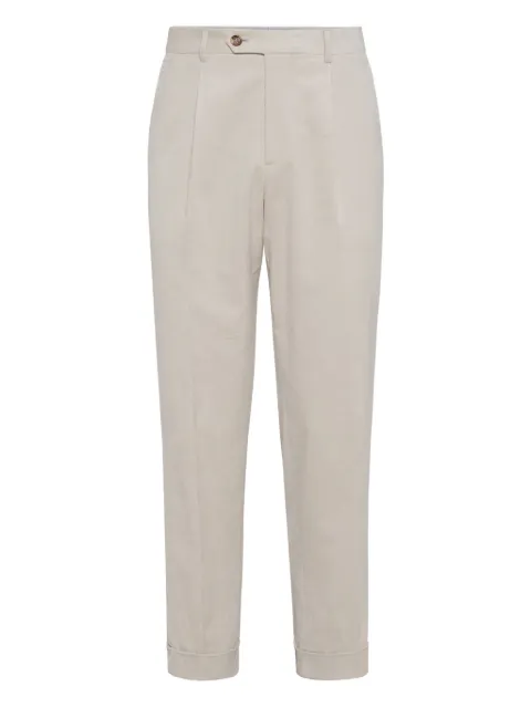 Brunello Cucinelli Pantaloni sartoriali con pieghe