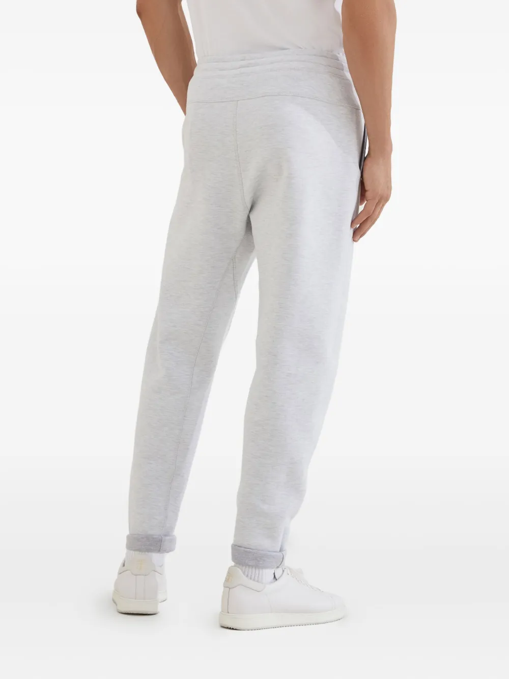 Brunello Cucinelli Trainingsbroek in katoenblend Grijs