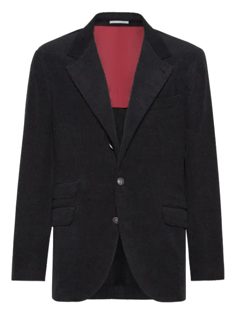 Brunello Cucinelli three-button corduroy blazer
