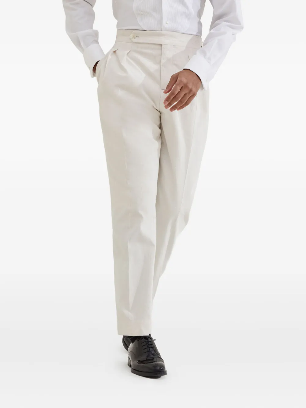Brunello Cucinelli Katoenen broek Wit