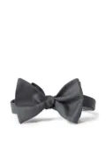 Brunello Cucinelli mélange-effect bow tie - Grey