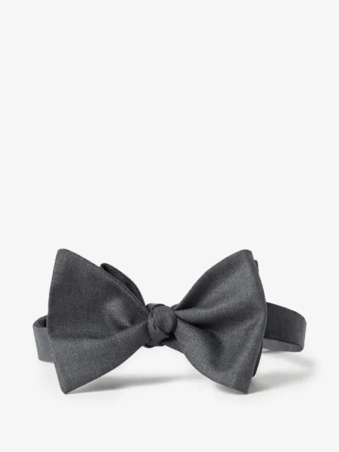 Brunello Cucinelli mélange-effect bow tie