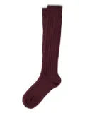 Brunello Cucinelli cashmere socks - Red