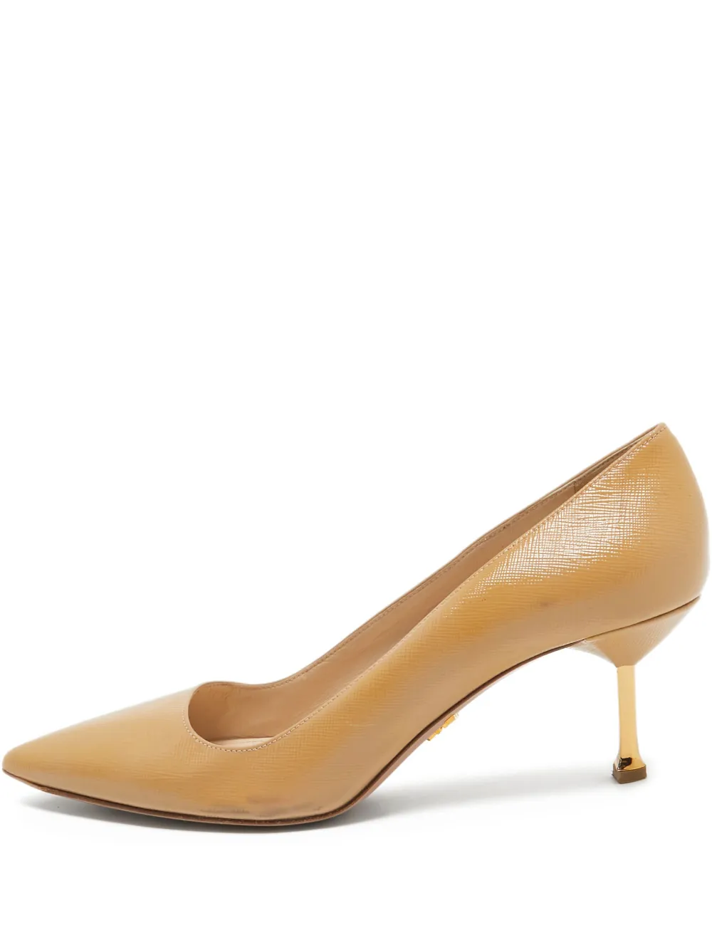 Prada Pre-Owned Saffiano leather pumps | Neutrals | Image 1