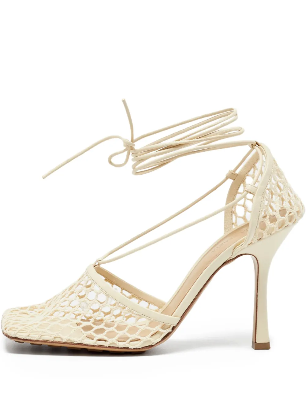 Bottega Veneta Pre-Owned 2024 lace netting pumps - Toni neutri
