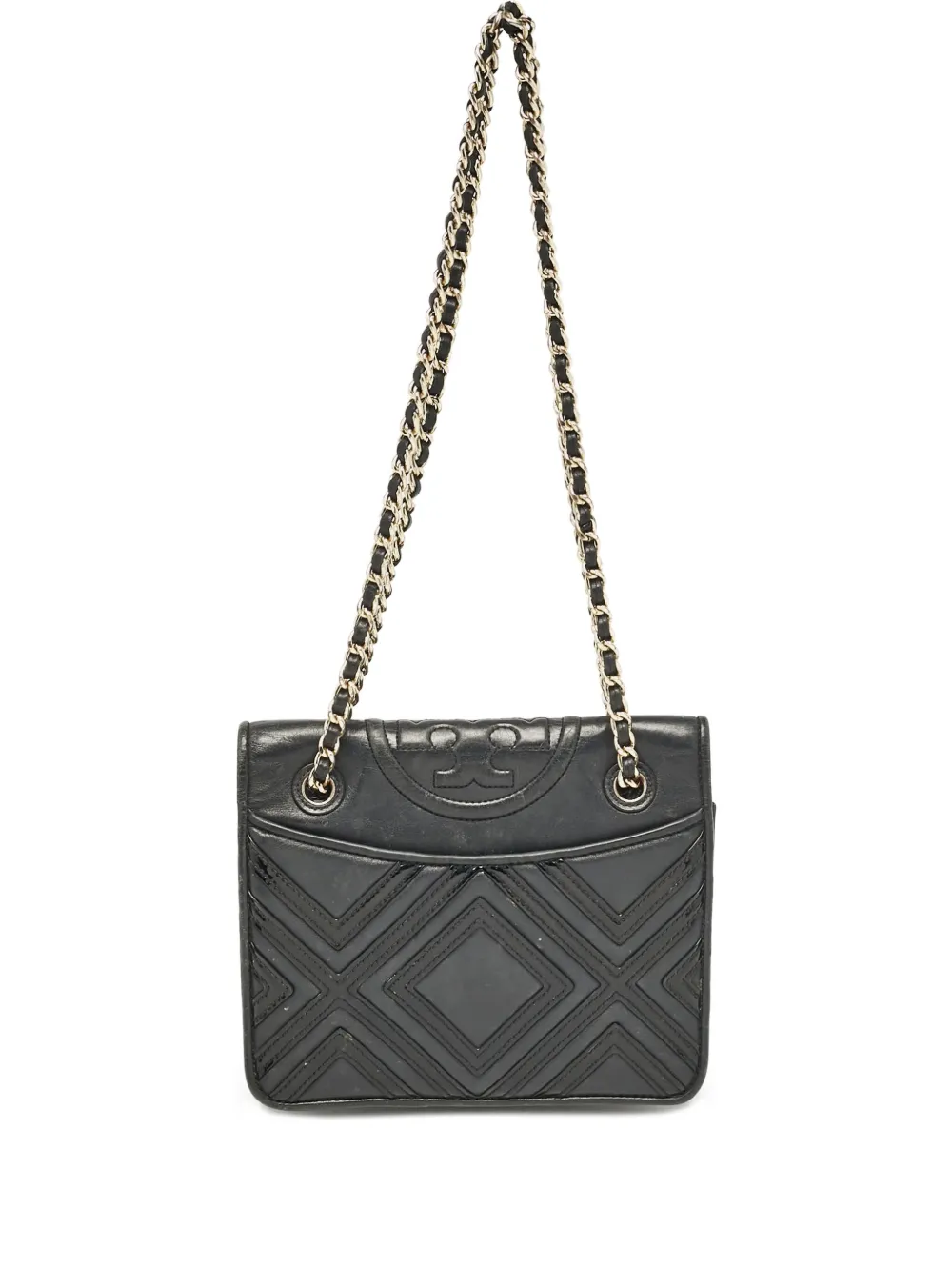 Tory Burch pre-owned small Fleming leather shoulder bag | Black | Image 1