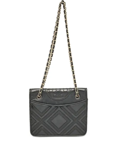 Tory Burch pre-owned small Fleming leather shoulder bag