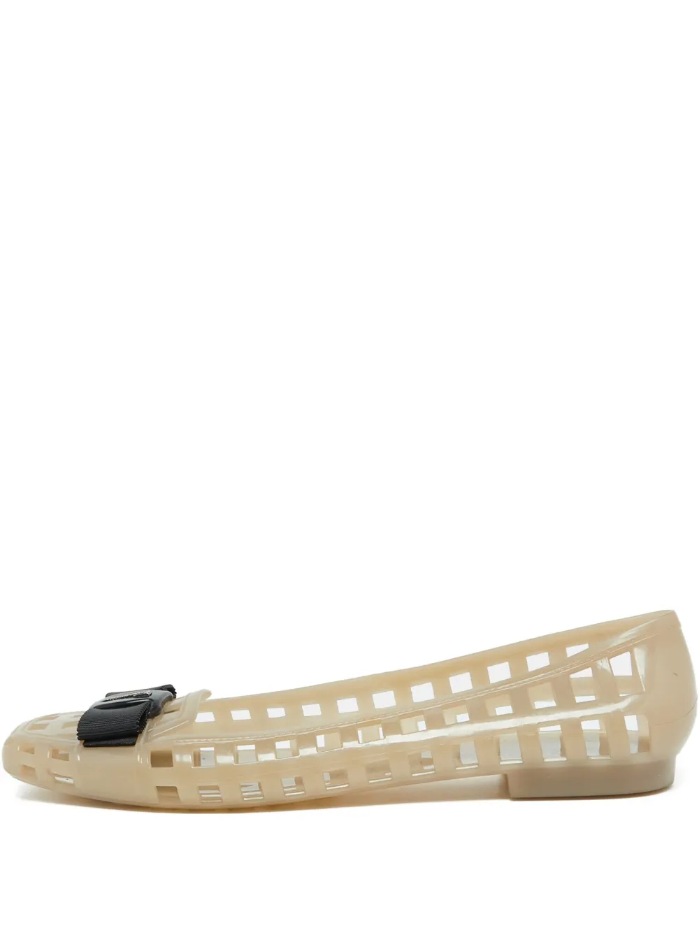 Ferragamo Pre-Owned Jelly ballet flats | Neutrals | Image 1