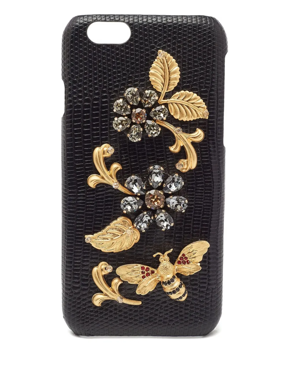 Dolce & Gabbana Pre-Owned 2024 floral-embellished iPhone 7 case | Black | Image 1