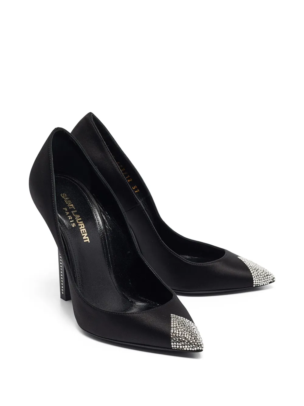 Saint Laurent Pre-Owned zapatillas Tower de satén | Zapatos | Image 2