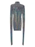 Dolce & Gabbana Pre-Owned holographic-effect top - Black