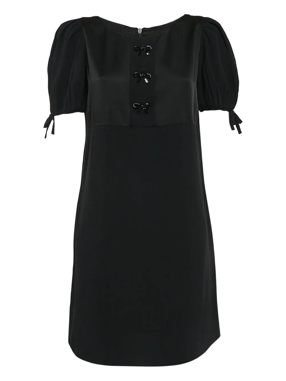 Valentino Pre-Owned puff-sleeve mini dress | Black | Image 1
