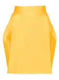 Herve L. Leroux high waisted bandage tulip mini skirt - Yellow