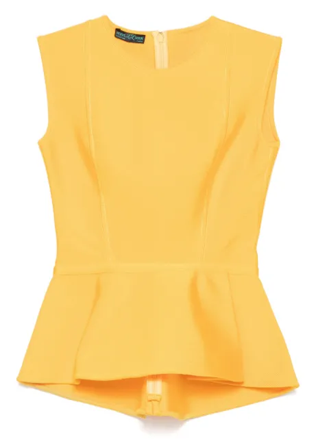 Herve L. Leroux bandage peplum top