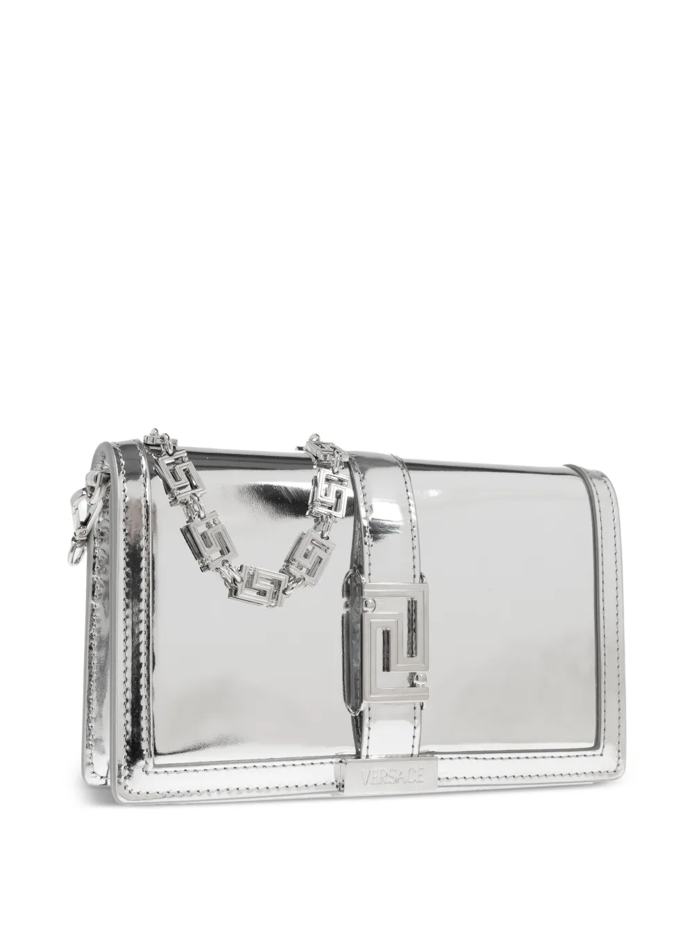 Versace Spiegelende portemonnee Zilver