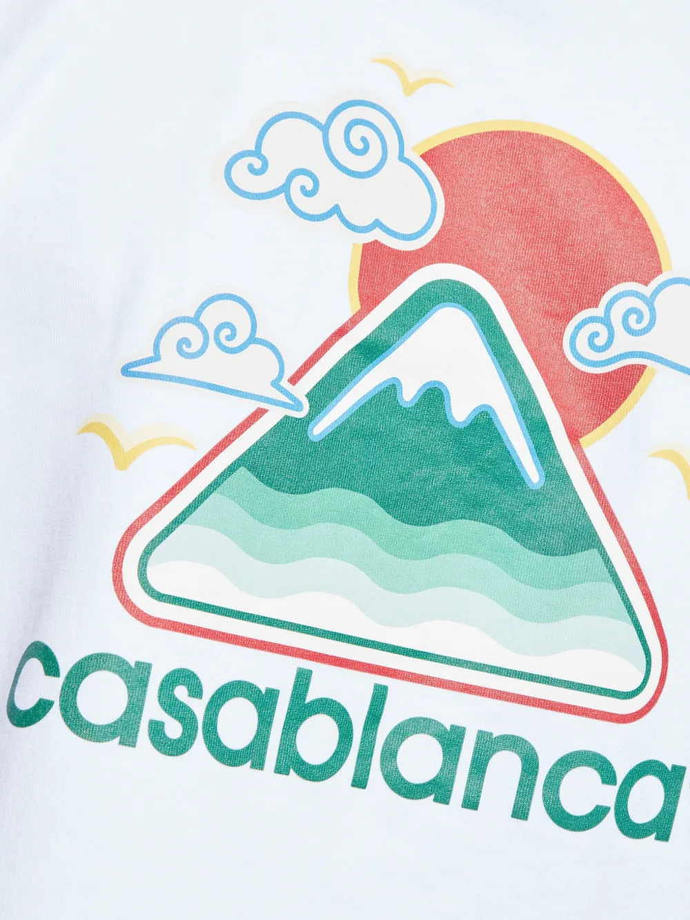 Casablanca graphic-print t-shirt Wit