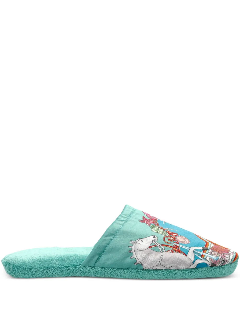 Versace Printed Slip-on Slippers