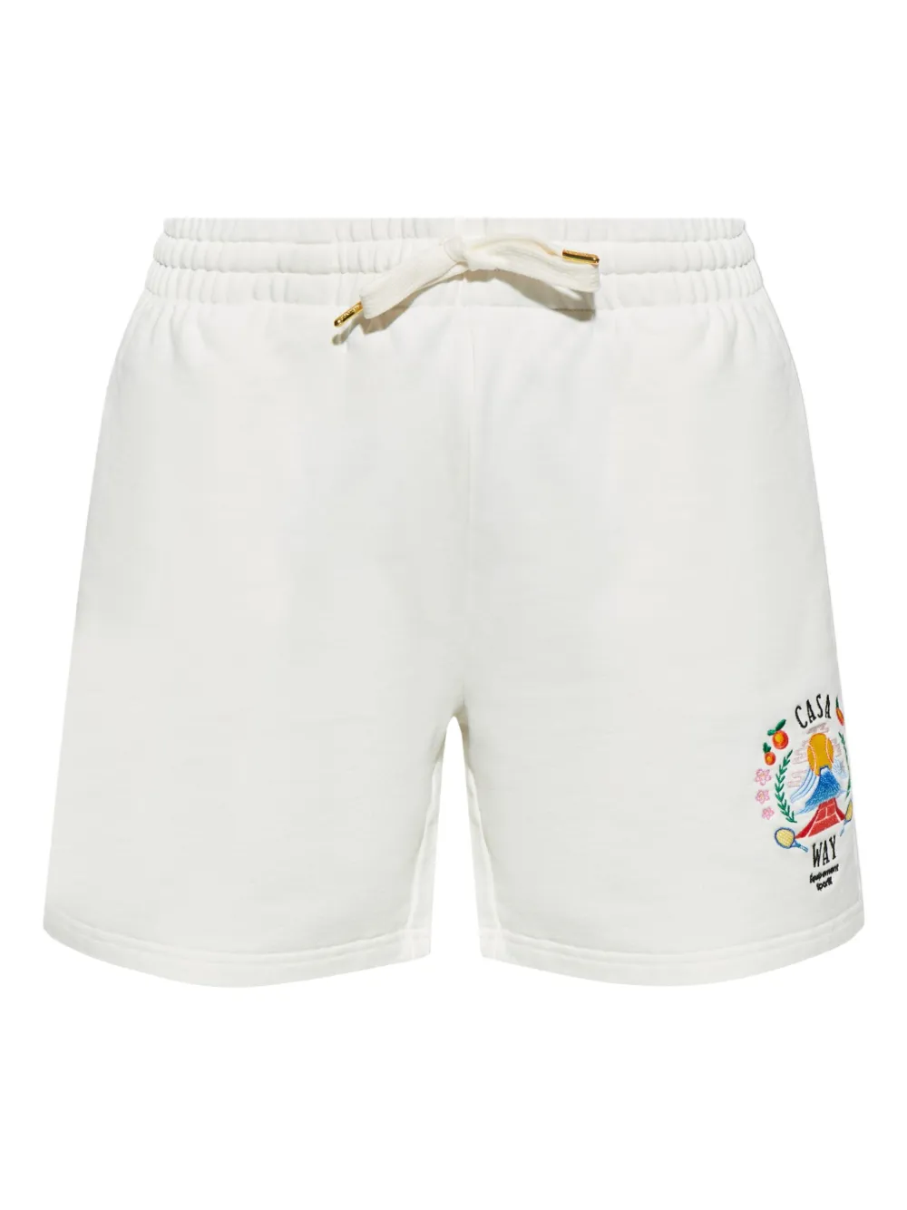 Casablanca Shorts met trekkoord Wit