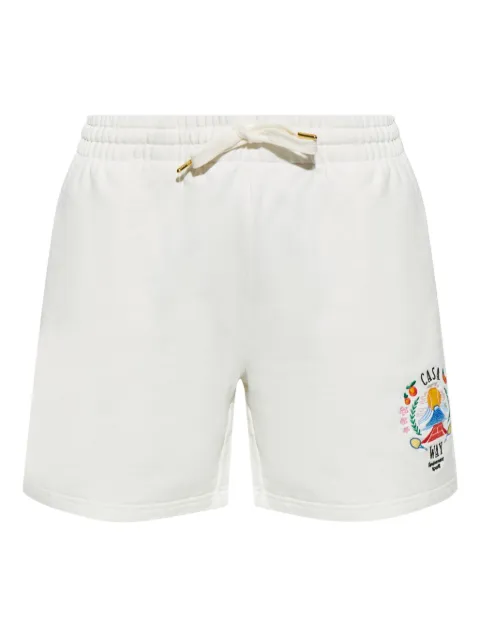 Casablanca embroidered-logo shorts