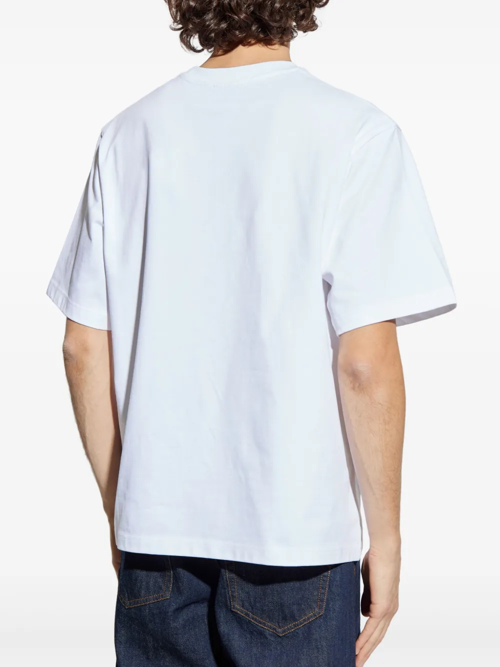 Casablanca T-shirt met grafische print Wit