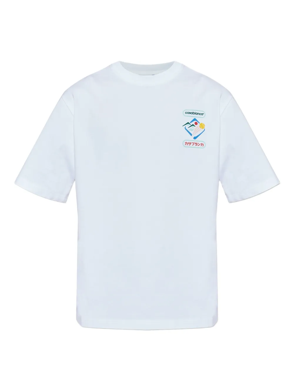 Casablanca playera con estampado gráfico | blanco | Image 1