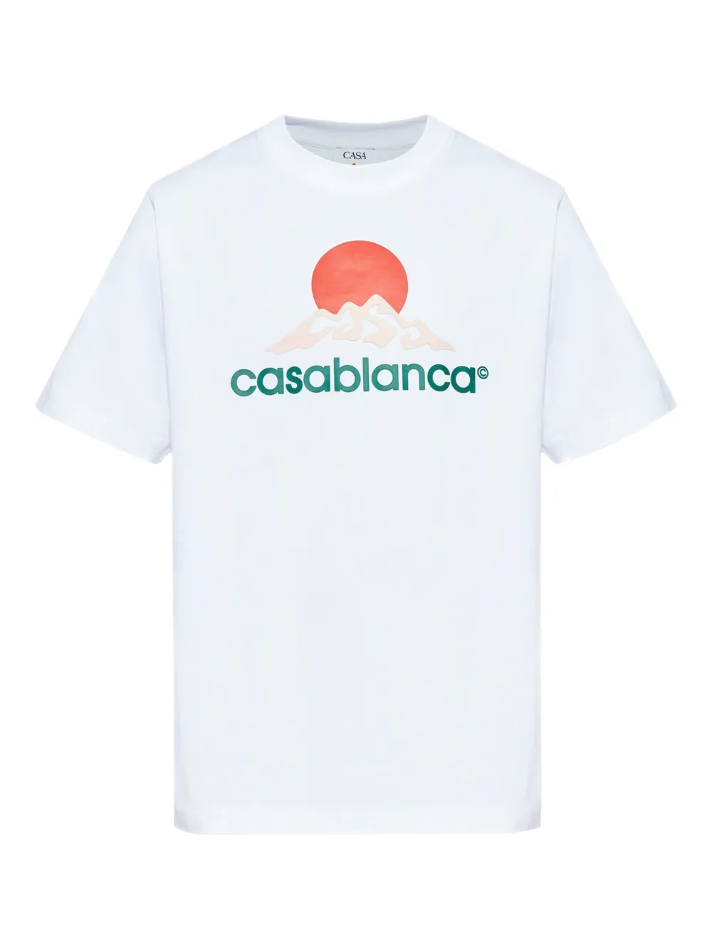Casablanca graphic-print t-shirt Wit