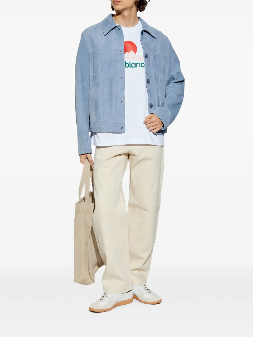 Casablanca graphic-print t-shirt - Wit