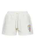 Casablanca Casa Way embroidered track shorts - White