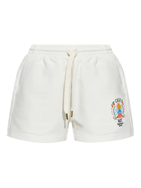 Casablanca Casa Way embroidered track shorts