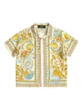 Versace Kids Underwater Barocco-print shirt - Neutrals