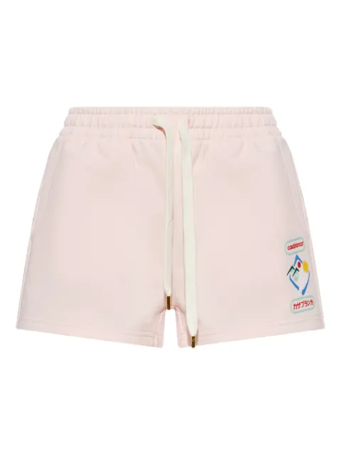 Casablanca Montaigne logo-print drawstring shorts