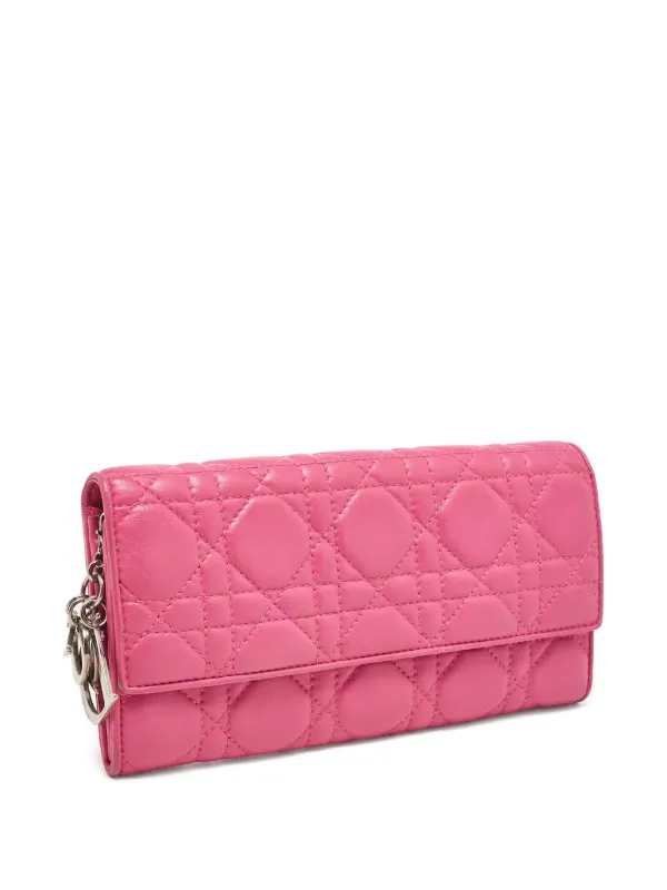 Christian Dior Pre-Owned レディ ディオール 財布 | ピンク | FARFETCH JP