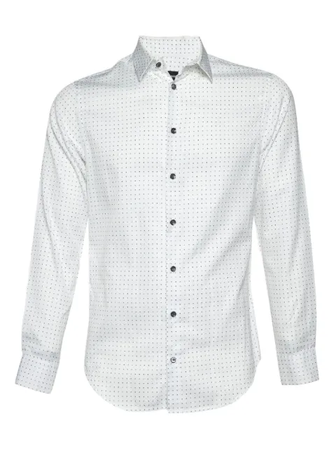 Giorgio Armani Pre-Owned geometric-jacquard shirt