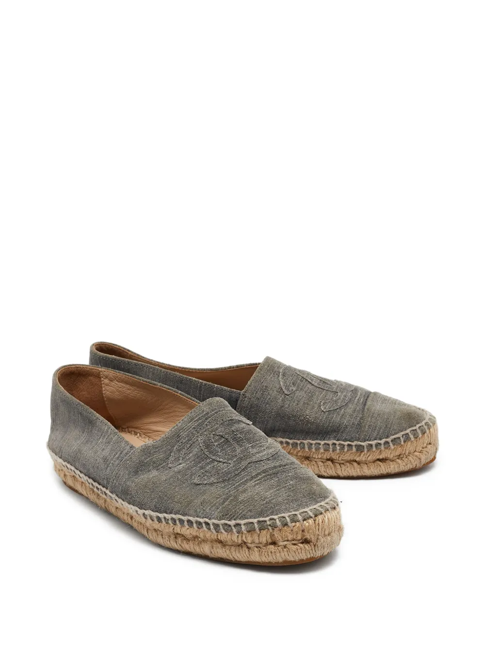 CHANEL Pre-Owned  interlocking CC logo espadrilles | Image 2
