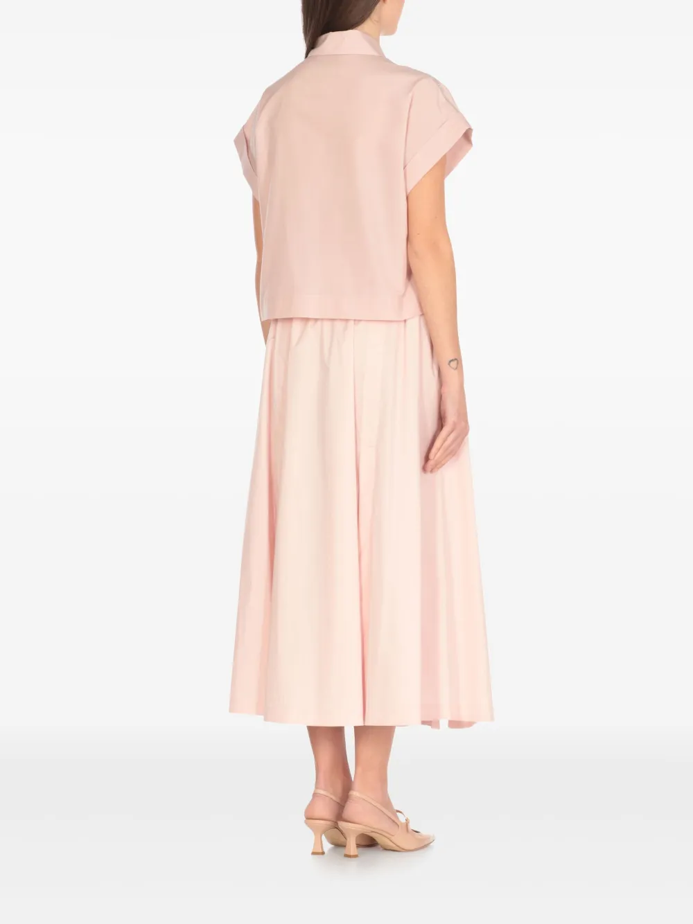 Peserico Slim-fit blouse Roze