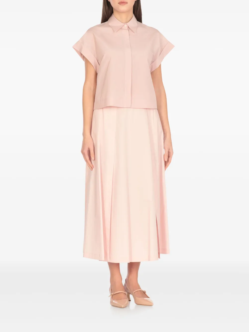 Peserico Slim-fit blouse Roze