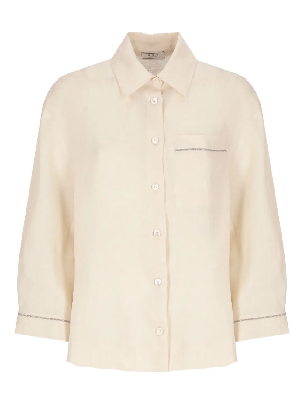 Peserico camisa de lino | neutro | Image 1