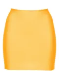 Herve L. Leroux bandage mini skirt - Yellow