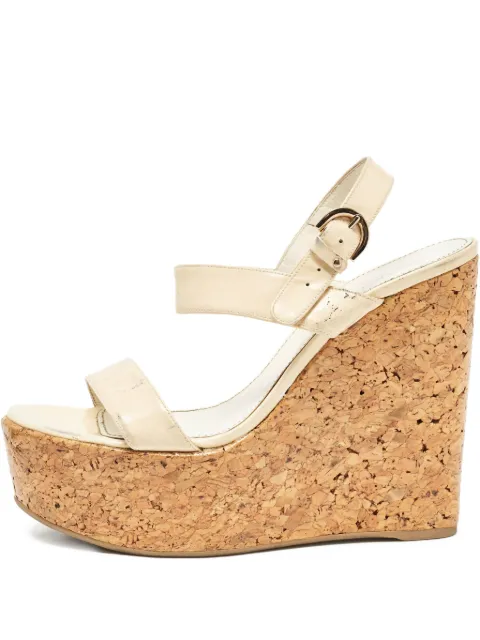 Sergio Rossi Vintage 130mm leather sandals 