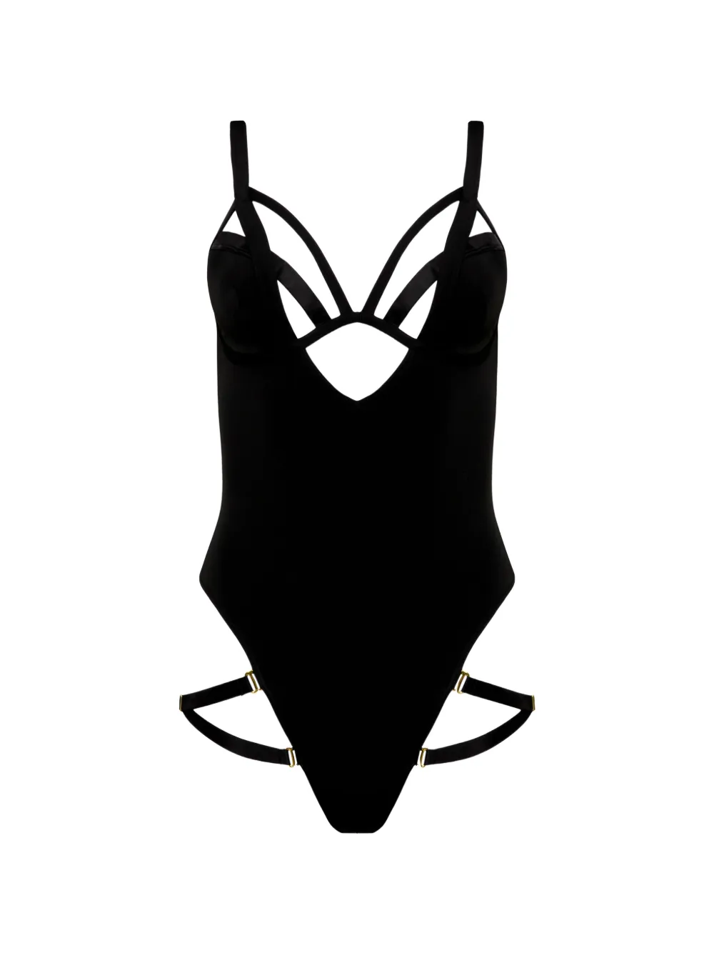 Maison Close Fatale swimsuit - Nero
