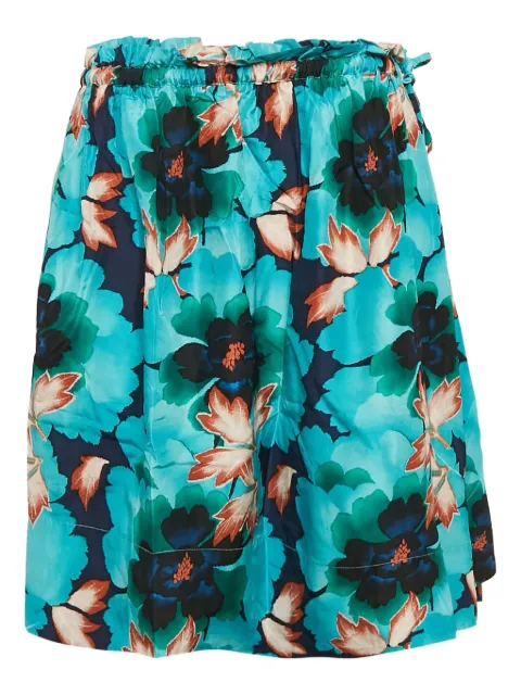 Kenzo Pre-Owned falda de seda con estampado floral