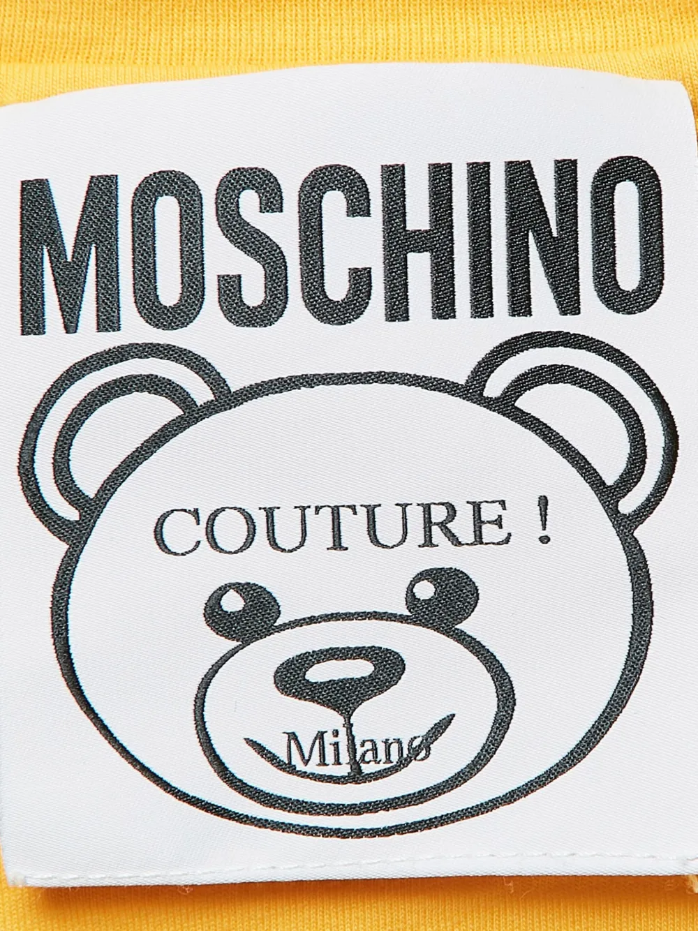 MOSCHINO Pre-owned Teddy Bear-embroidered T-shirt In Yellow