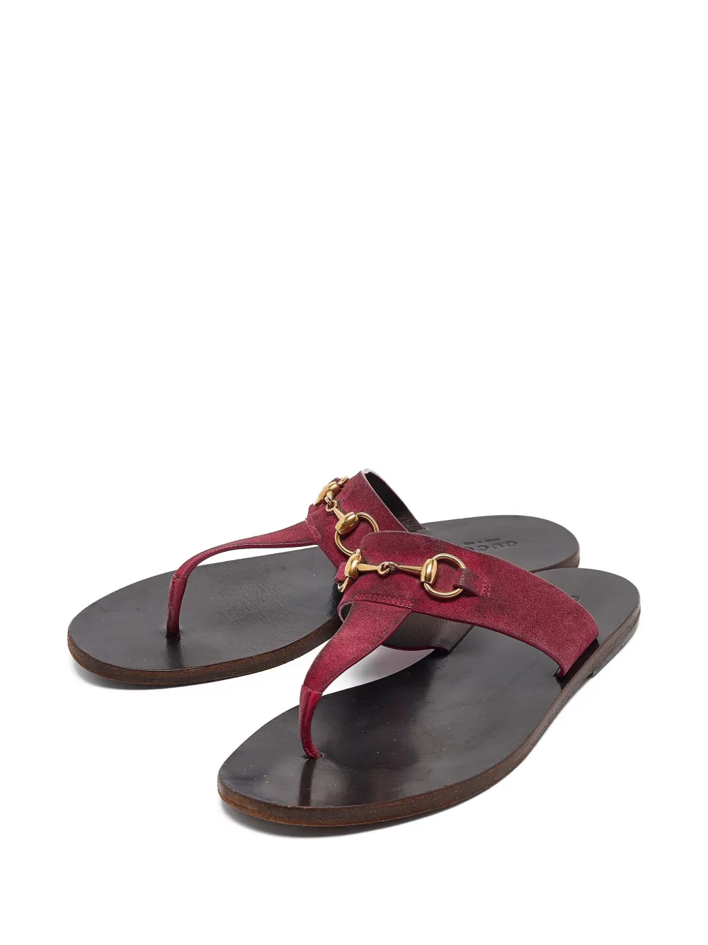 Gucci Pre-Owned ホースビット サンダル | ピンク | FARFETCH JP