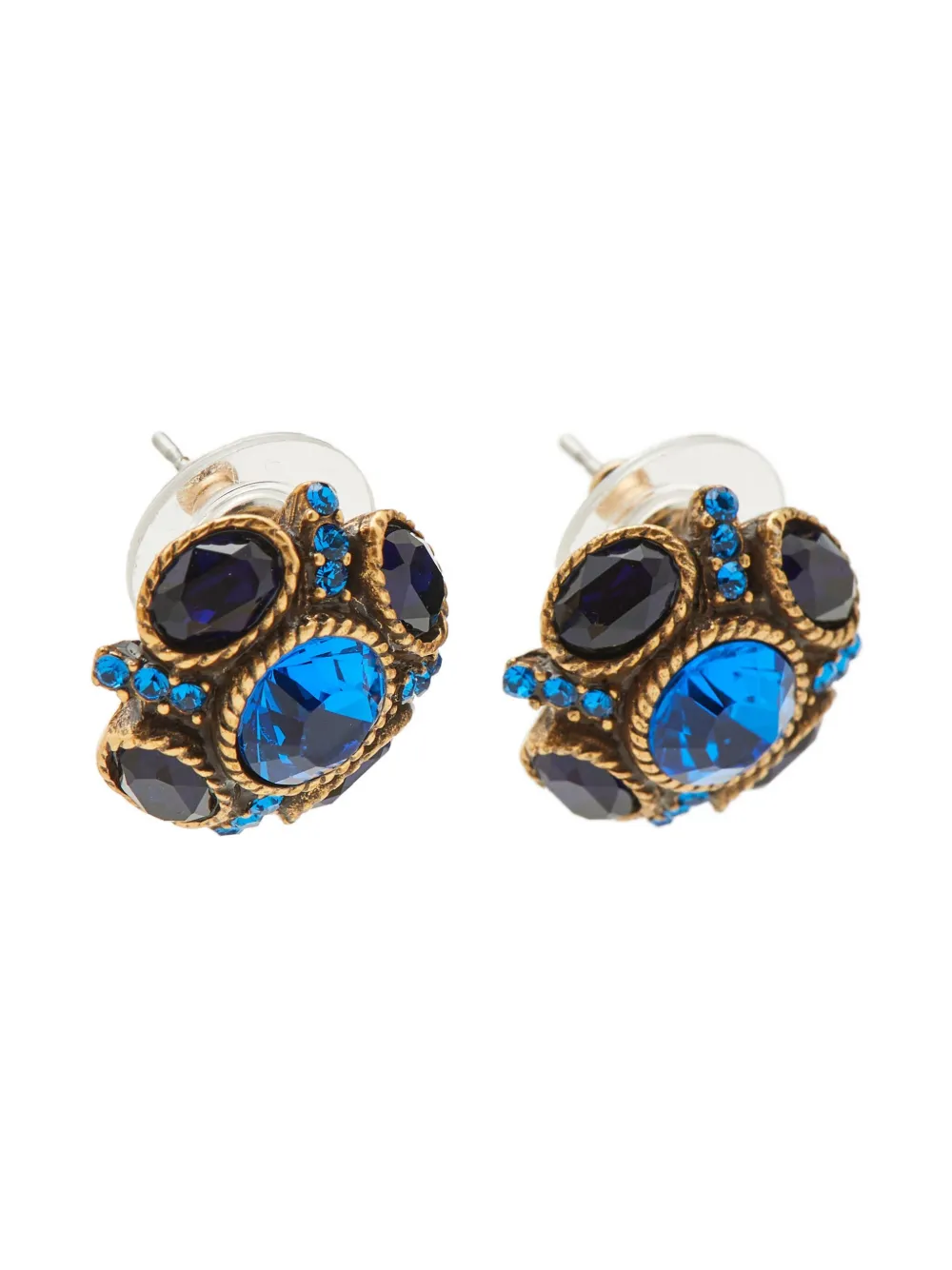 Oscar de la Renta Pre-Owned Crystal Gold earrings | Image 2