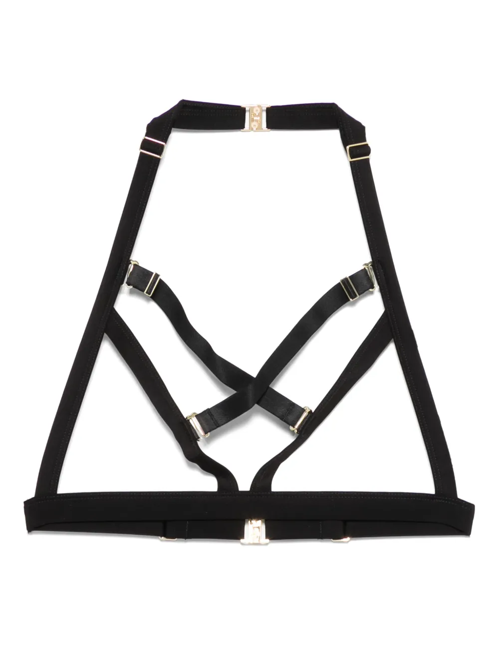 Maison Close top de bikini Fatale con diseño de triángulo | negro | Image 1