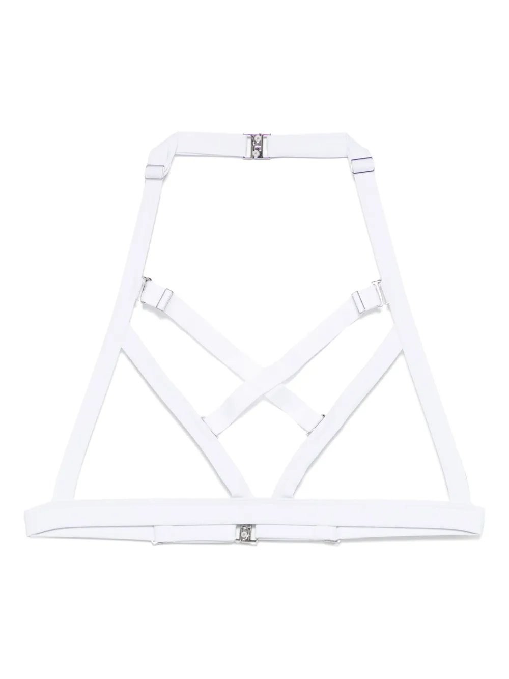 Maison Close Fatale open triangel bikinitop Wit